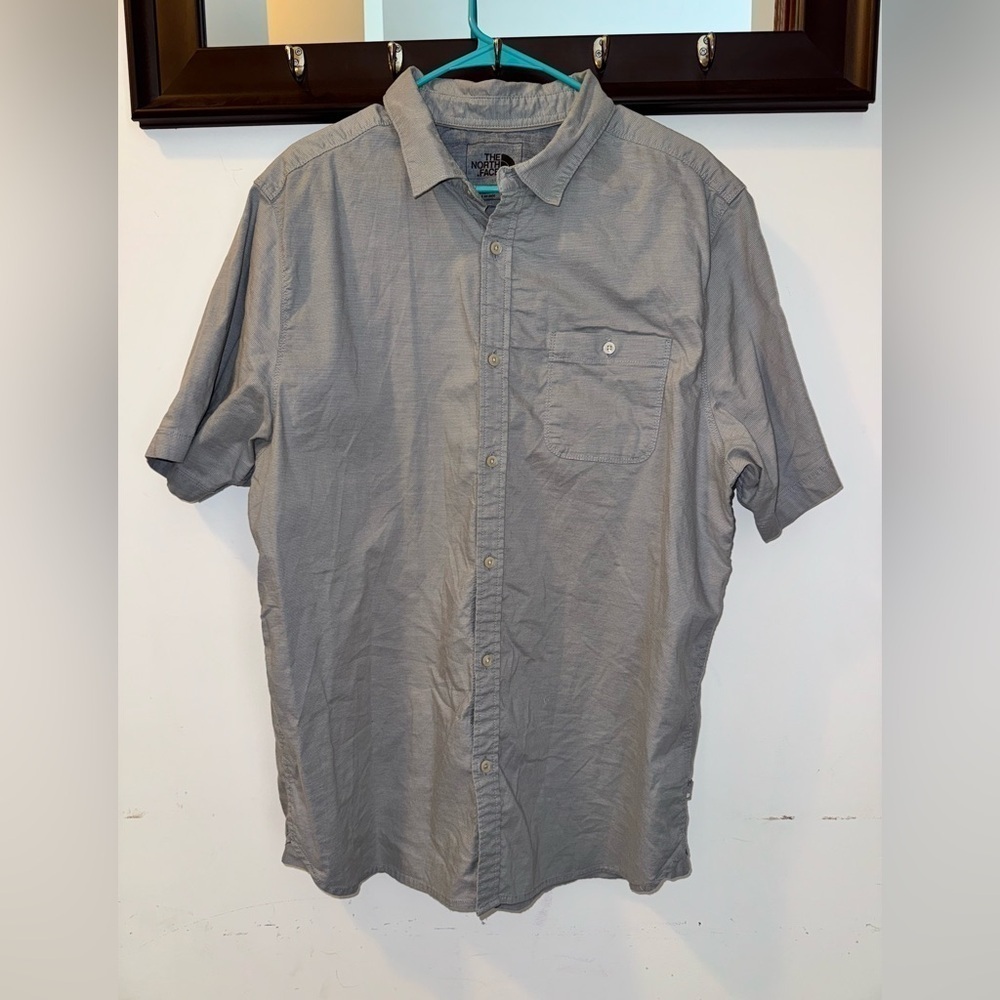 THE NORTH FACE Men's Loghill Jacquard Short Sleeve Shirt Size XL